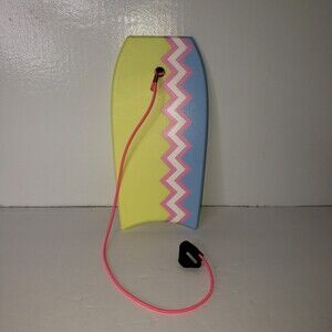 OUR GENERATION Yellow Boogie Board Surfboard for 18 Inch Dolls